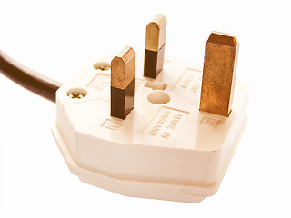 Image showing  British plug vintage