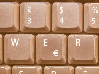 Image showing  Computer keyboard vintage