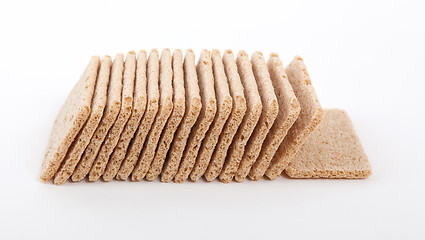 Image showing Crackers (breakfast) isolated