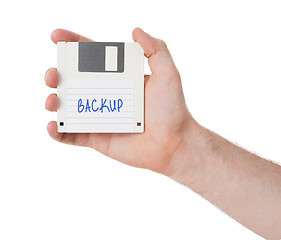 Image showing Floppy disk, data storage support 