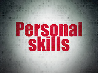 Image showing Education concept: Personal Skills on Digital Paper background