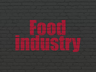 Image showing Industry concept: Food Industry on wall background