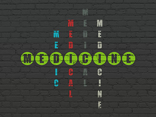 Image showing Medicine concept: Medicine in Crossword Puzzle