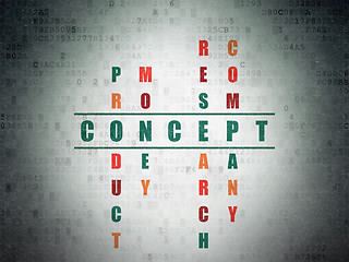 Image showing Advertising concept: Concept in Crossword Puzzle