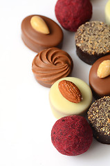 Image showing Chocolate bon bons