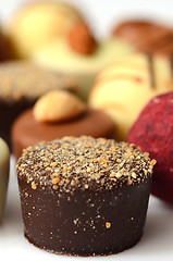 Image showing Chocolate bon bons