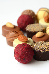 Image showing Chocolate bon bons