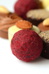 Image showing Chocolate bon bons