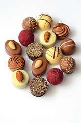 Image showing Chocolate bon bons