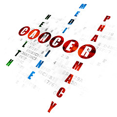 Image showing Medicine concept: Cancer in Crossword Puzzle