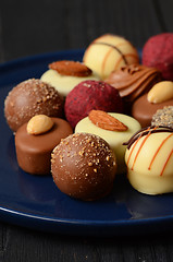 Image showing Chocolate bon bons