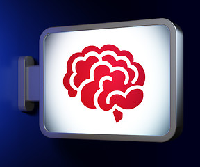 Image showing Healthcare concept: Brain on billboard background