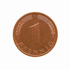 Image showing  Coin isolated vintage