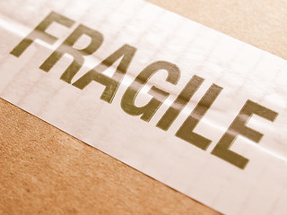 Image showing  Fragile vintage
