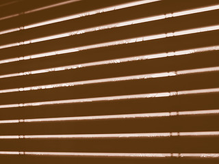 Image showing  Window blinds vintage