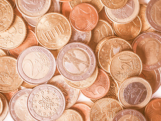 Image showing  Euro coin vintage