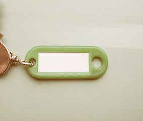 Image showing  Green keyring vintage