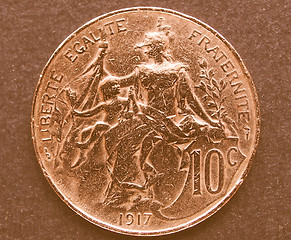 Image showing  France coin vintage