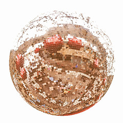 Image showing  Disco mirror ball vintage