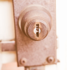 Image showing  Safety lock vintage
