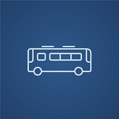 Image showing Bus line icon.