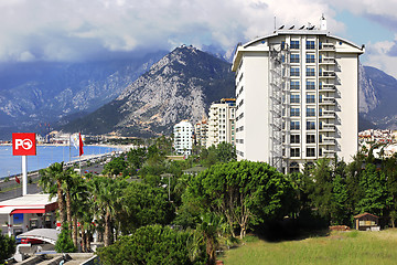 Image showing Coast of Antalya in Turkey, Konyaalti