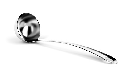 Image showing Silver ladle
