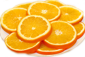 Image showing orange fruits tangerines 
