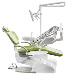 Image showing Green Dentist Chair Cutout