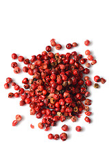 Image showing Pink peppercorns close up