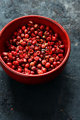 Image showing Pink peppercorns close up