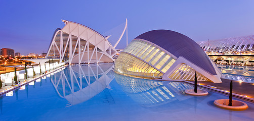 Image showing Valencia\'s City of Arts and Science Museum 