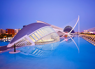 Image showing Valencia\'s City of Arts and Science Museum 