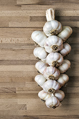 Image showing Bunch of garlic