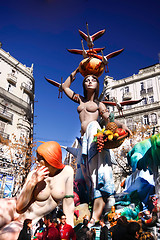 Image showing Fallas 2011, Valencia, Spain.