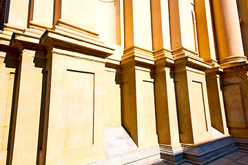 Image showing abstract old column in the  country  of   italy and  