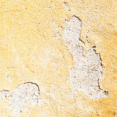 Image showing orange in europe italy old wall and antique contruction yellow  