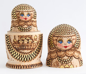 Image showing Russian wooden doll - Matryoshka