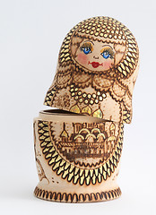 Image showing Russian wooden doll - Matryoshka