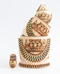 Image showing Russian wooden doll - Matryoshka