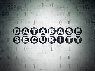 Image showing Software concept: Database Security on Digital Paper background