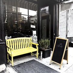 Image showing Yellow Bench