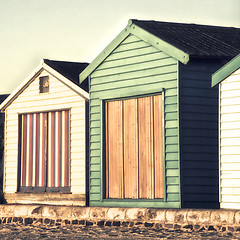 Image showing Summer huts