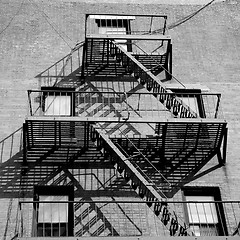 Image showing Fire escape