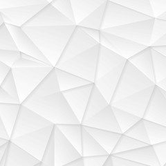 Image showing Polygonal abstract grey tech background