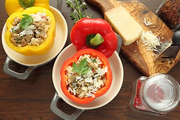 Image showing Stuffed peppers