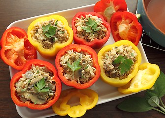 Image showing Stuffed peppers