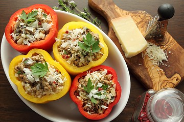 Image showing Stuffed peppers