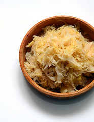 Image showing Traditional homemade sauerkraut