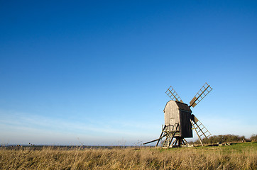 Image showing Old traditional windmill